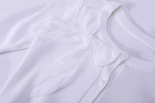 Wholesale Girls Essential Soft Knit Uniforms Button Down Cashmere Cardigan Sweaters