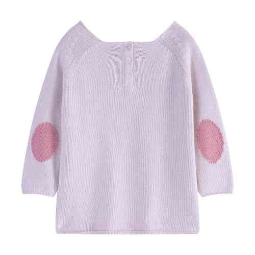 Wholesale  Infant Girl Wool Cashmere Dress Cartoon Long sleeve Knit Sweater Winter Dress