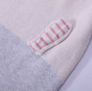 Wholesale  Infant Girl Cotton Wool Dress Cartoon Long sleeve Knit Sweater Winter Dress