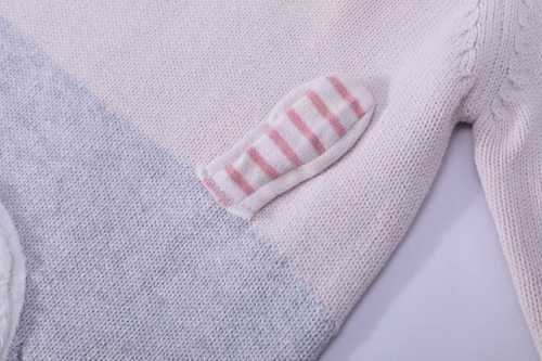 Wholesale  Infant Girl Wool Cashmere Dress Cartoon Long sleeve Knit Sweater Winter Dress