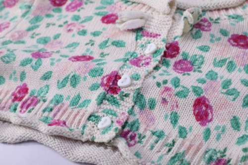 Wholesale Baby Girls Knitwear Cardigan Long Sleeve Closure Printing Shrug Wedding Party Outwear
