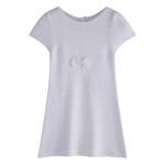 Wholesale Kids Girls Dress Kids Short Sleeve Solid Color Casual T-Shirt Dress Chinese Factory