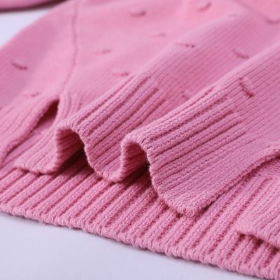 Wholesale  Camiz.kids Girls's Pullover Sweaters Wool Soft Tops With Emb