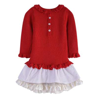 Wholesale  Camiz.kids Girls's Jumpersuit Cashmere Blend Soft Dress