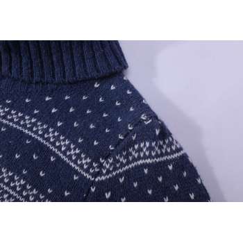 Wholesale  Girls's Pullover Sweaters Cashmere Blend Soft Tops With HIgh Collar