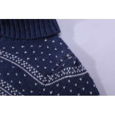 Wholesale  Girls's Pullover Sweaters Cashmere Blend Soft Tops With HIgh Collar