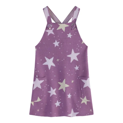 Wholesale Camiz.kids Girls's Cashmere Blend Jacquard Dress From Chinese Supplier