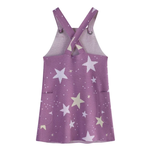 Wholesale Camiz.kids Girls's Cashmere Blend Jacquard Dress From Chinese Supplier