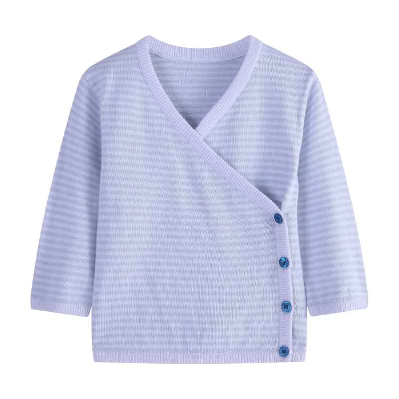 Chandail tricoté en cachemire nouveau-né en gros avec bouton fournisseur de la Chine