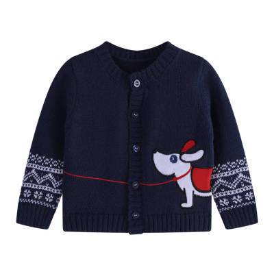 Wholesale Kids Baby Sweater Open Front Cardigan Toddler Dog Outerwear China Factory