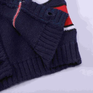 Wholesale Kids Baby Sweater Open Front Cardigan Toddler Dog Outerwear China Factory