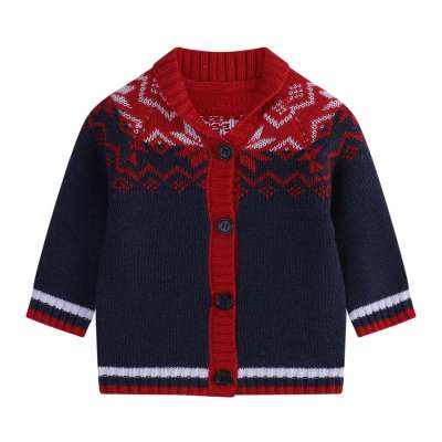Wholesale Toddler Unisex Baby Button Coat Cardigan Sweater China Factory