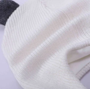 Wholesale Camiz.kids Wool Beanie With Panda Pattern China Supplier