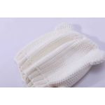 OEM Wholesale Newborn Wool Cashmere Beanie In White Color With Ear From Chinese Supplier