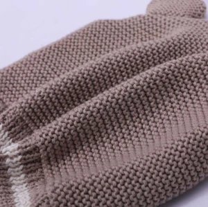 Camiz.kids Toddler winter Beanie Wool Lining Knitted Hat With Bear Pattern China Manufacturer