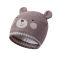 Camiz.kids Toddler winter Beanie Wool Lining Knitted Hat With Bear Pattern China Manufacturer