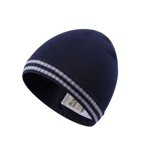 Wholesale Camiz.kids Cashmere Baby Beanie With Strip For Boy From Chinese Vendor