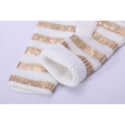 Camiz.kids Wholesale Wool Long Mittan With Beading China Manufacturer