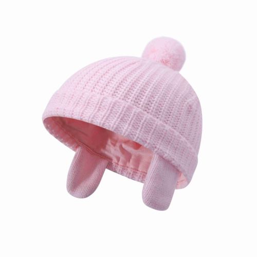 Gorro de cachemir de niña al por mayor con pom proveedor de China