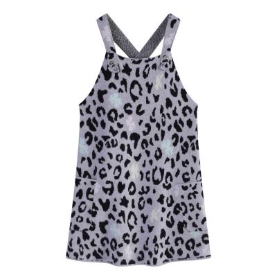 Wholesale Camiz.kids Girls's Cashmere Blend Knited Dress With Leopard Pattern From Chinese Supplier
