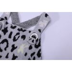 Wholesale Camiz.kids Girls's Cashmere Blend Knited Dress With Leopard Pattern From Chinese Supplier