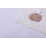 Wholesale Camiz.kids Newborn Ivory Fuzzy Bear Knit Hat From China