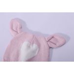 Wholesale Camiz.kids Newborn Cap Cashmere Blend Soft Tops With Cute Ears