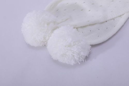 Wholesale Cashmere Baby Girl's Scarf With  Pompom Design China Supplier