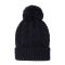 Wholesale Cashmere Baby Boy Black Beanie With Pom China Vendor
