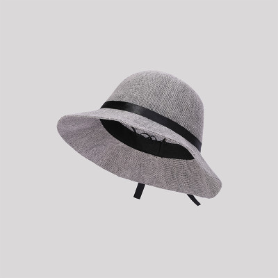 Wholesale Kids Girl Wool Cashmere Shape Cap With Bow Ribbon In Small MOQ For Summer