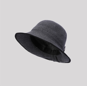 Wholesale Kids Girl Wool Cashmere Shape Cap Bowler Hat In Small MOQ For Party