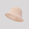 Wholesale Kids Girl Wool Cashmere Shape Cap With Lace Knitting  In Small MOQ For Summer