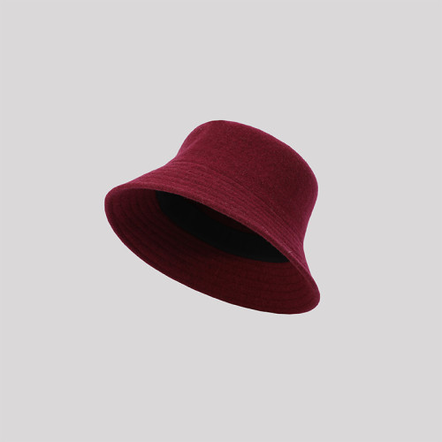 Wholesale Baby Girl Wool Cashmere Shape Cap  In Small MOQ For Winter