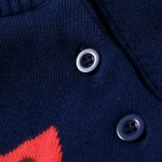 Wholesale Kids Boy Button Pollover 100% Pima Cotton Fox Sweater China Factory