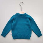 Wholesale Kids Boy Button Pollover 95%cotton 5%cashmere Cartoon Sweater China Factory