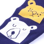 Jacquard Bear Pullover Sweater With High Quality High Twist Cotton For Boy Chinese Supplier