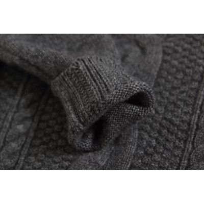 Wholesale Boy Cashmere Round Neck Cable Jumper Chinese Supplier