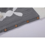 Wholesale Baby Cotton Cashmere Cute Rabbit Swaddle blanket Made in China