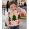 Wholesale Kids Cute Christmas Tree Jacquard Turtleneck Cashmere Chinese Manufacturer
