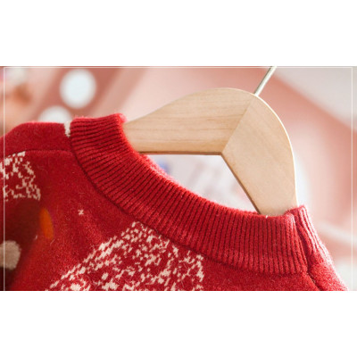 Wholesale Kids Cashmere Cute Christmas Jacquard Jumper Chinese Manufacturer