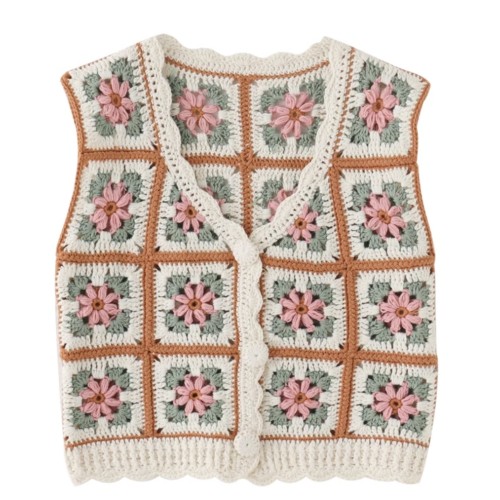 Wholesale Children's Hand Crochet Cashmere Sweater From Chinese Manufacturer