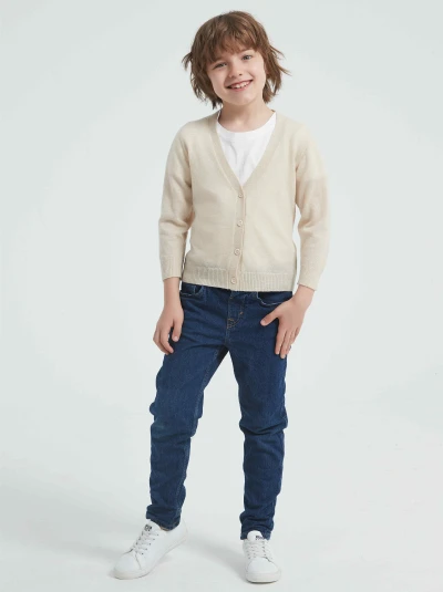 Wholesale Boys' 90%Cashmere 10%silk Cardigan Sweater From China