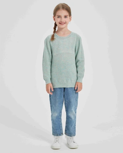 Wholesale Girl 90%Cashmere 10%silk Round Neck Sweater From China