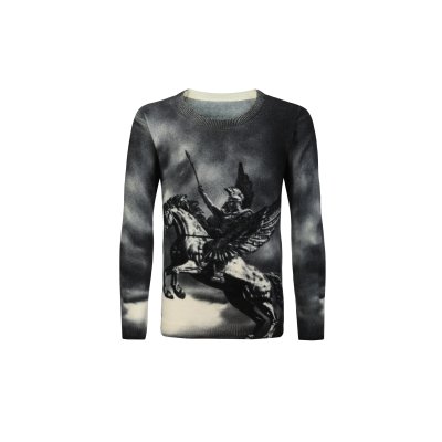 High quality Kids digital printing cashmere sweater from China