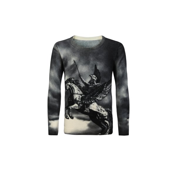 High quality Kids digital printing cashmere sweater from China