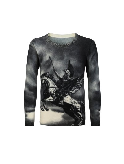 High quality Kids digital printing cashmere sweater from China