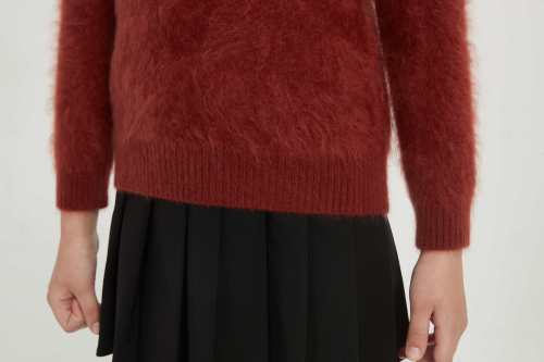Wholesale 100%Kid's Brushed Cashmere Pullover from China