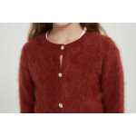 Wholesale 100%Kid's Brushed Cashmere Cardigan from Chineses Supplier