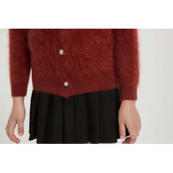 Wholesale 100%Kid's Brushed Cashmere Cardigan from Chineses Supplier