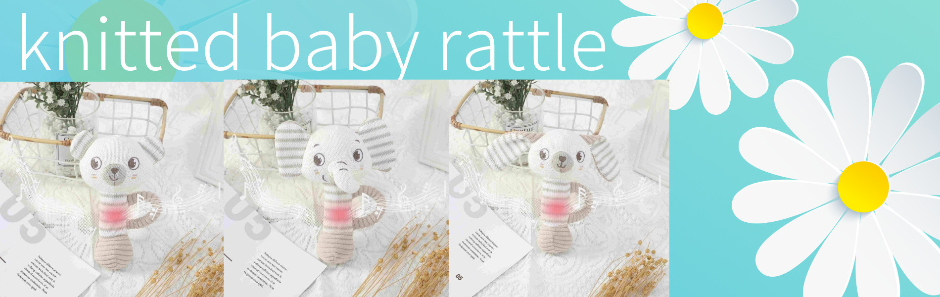 Why your customers need knitted baby Rattle?